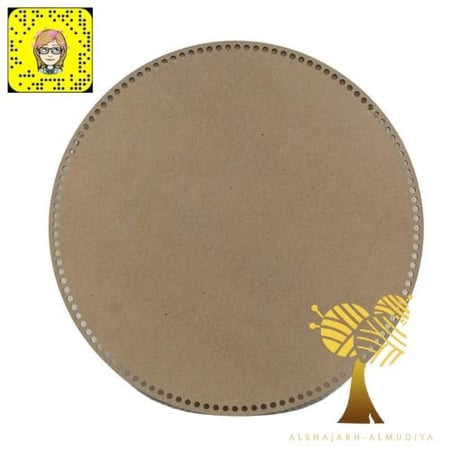 قاعده دائرية  خشبية