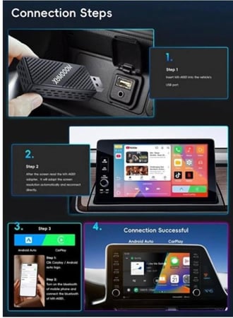 كار بلاي موج ماكس Android CarPlay Adapter USB