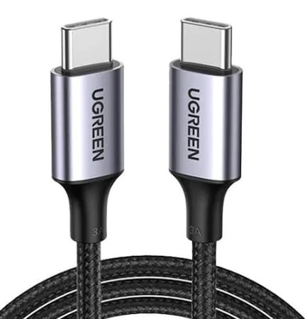 UGREEN تايب سي+تايب سي (1M)  (240M) قماش