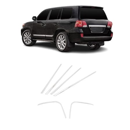 كروم اسفل النوافذ خارجي تويوتا لاندكروزر 2012 - 2021