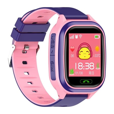 ساعة ذكية للأطفال مع نظام تتبع Gps وشريحة من سبون