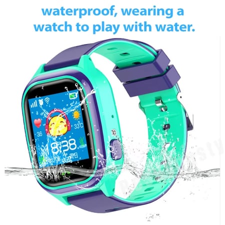 ساعة ذكية للأطفال مع نظام تتبع Gps وشريحة من سبون