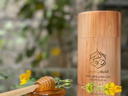عسل السدر اليمني الاصلي من عسل طبيعي اصلي من الشرهان للعسل