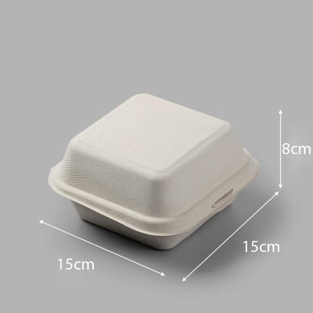 علب برجر قصب السكر