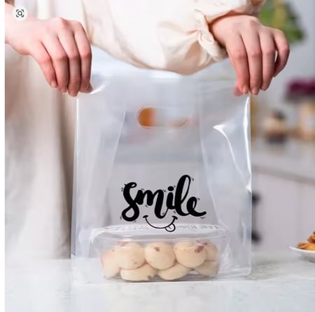 أكياس بلاستيك شفافة قابلة للطباعة