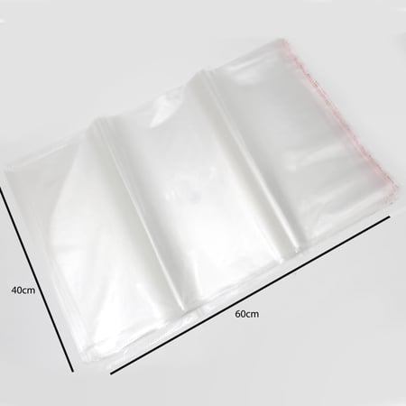 اكياس حلويات لاصق بعدة مقاسات