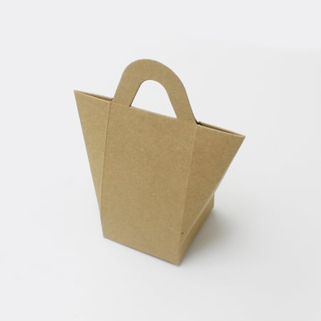 علب توزيعات ورقية بمقبض