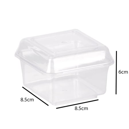 علب اكريلك للحلى بغطاء منفصل