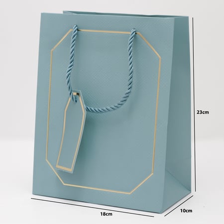 أكياس هدايا بإطار ذهبي