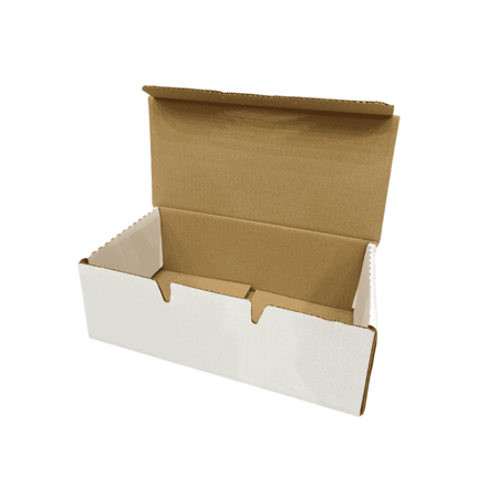 كرتون شحن ابيض مستطيل