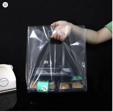 أكياس بلاستيك شفافة قابلة للطباعة