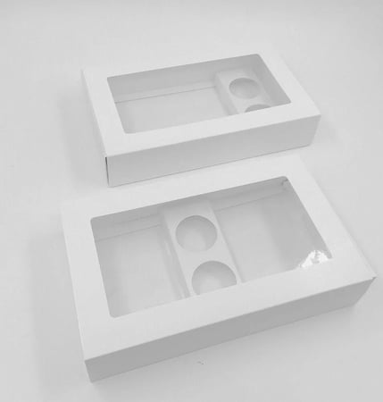 علب وجبات ورقيه 2 مقسم صوص