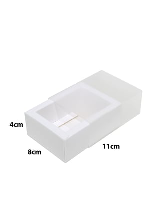 علب هدايا ورقية شفافة بتصميم سحاب بعدة الوان ومقاسات