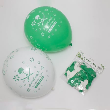 بالونات اليوم الوطني السعودي بطبعات مميزة