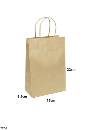 أكياس ورقية لون كرتوني