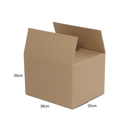 كرتون شحن بني مستطيل