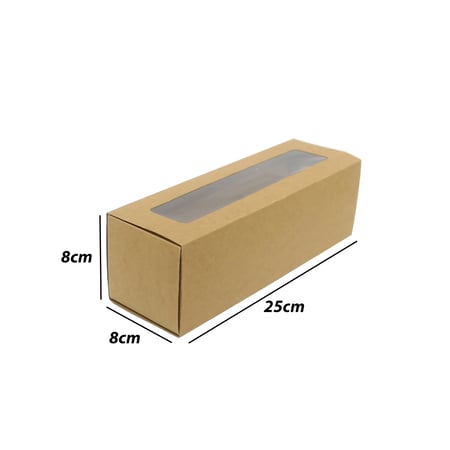 علب كوكيز وحلويات ورقية سحاب مستطيلة