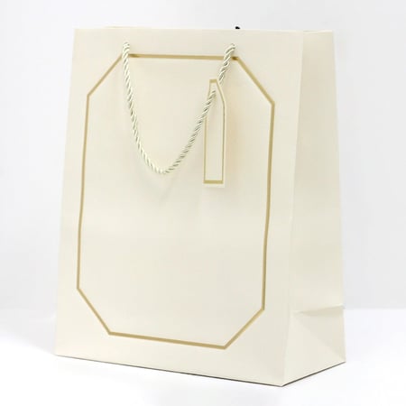 أكياس هدايا بإطار ذهبي