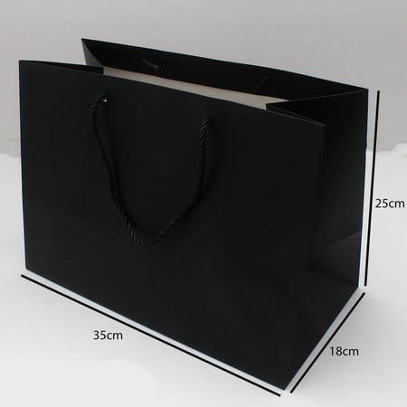 أكياس ورقية لون أسود