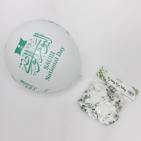 بالونات اليوم الوطني السعودي بطبعات مميزة