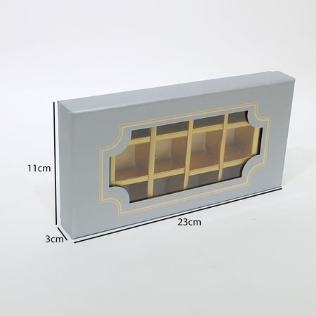 علب شوكولاتة فارغة 18 مقسم بعدة ألوان