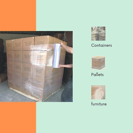 رول تغليف نايلون شفاف