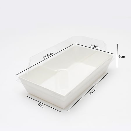 علب ورقية محكمة الغلق لحفظ وتقديم الأطعمة