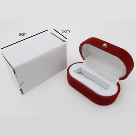 علب تولات مخمل لومن أحمر