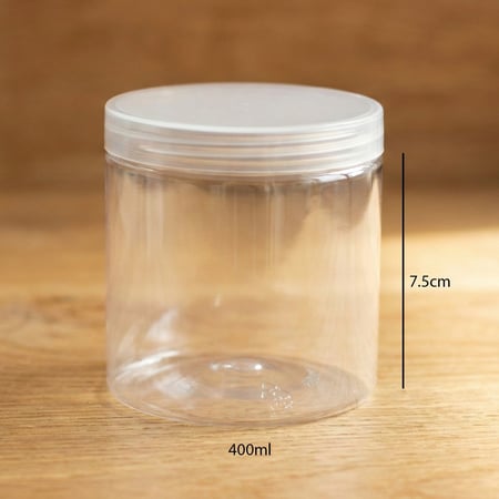 برطمانات بلاستيك بعدة مقاسات