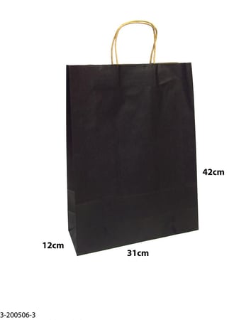 أكياس ورقية لون أسود