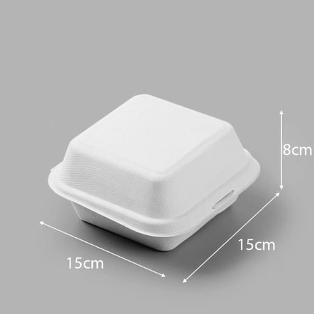 علب برجر قصب السكر