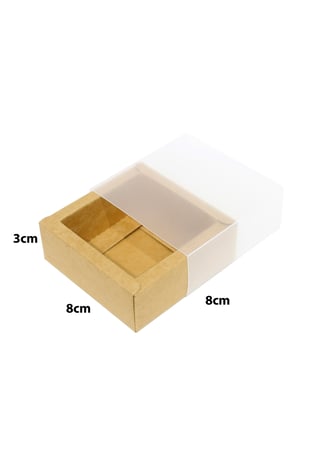 علب هدايا ورقية شفافة بتصميم سحاب بعدة الوان ومقاسات