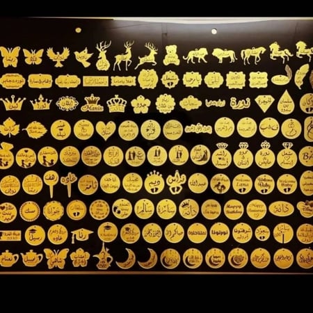 طباعة لوقو اكريليك حسب الطلب 4 سم