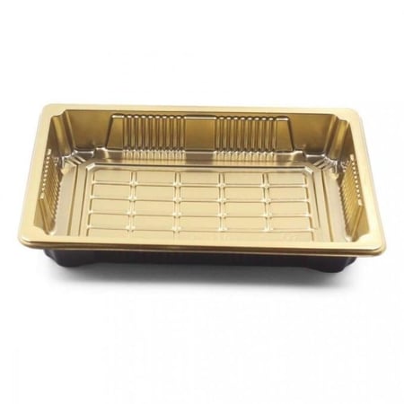 علب كيك بلاستيك سوشي مقاس  19*13*5 سم