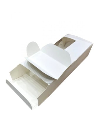 علب كيك ورقية سحاب متصله بمقسم