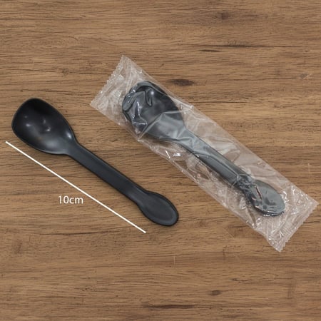 ملاعق حلى بلاستيك مغلفة