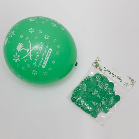 بالونات اليوم الوطني السعودي بطبعات مميزة