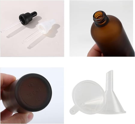 علب سيروم فارغة بعدة مقاسات بني