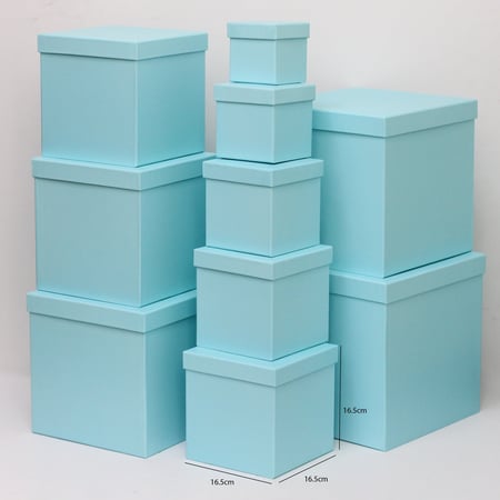 طقم علب هدايا مربعة