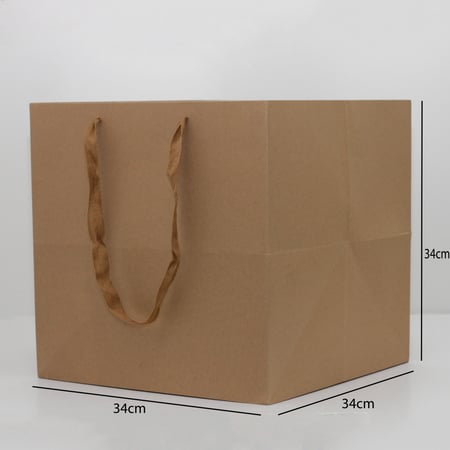 أكياس ورقية لون كرتوني