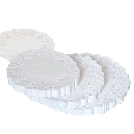 ورق دانتيل دائري صغير