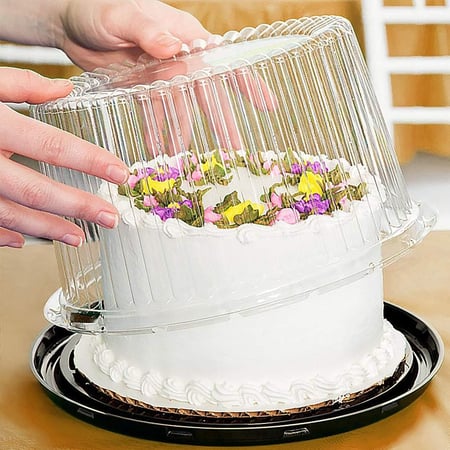 علب بلاستيكيه للكيك