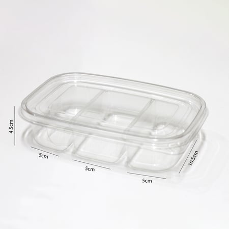 علب طعام بلاستيك بغطاء محكم