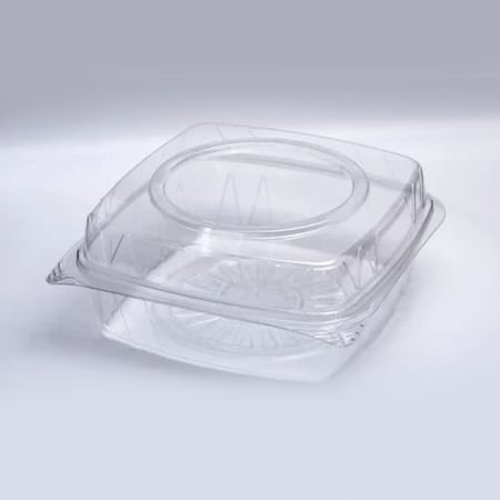 علب بلاستيك مربعه شفافه 20 حبة