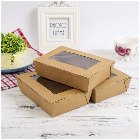 علب ورقية بغطاء متصل