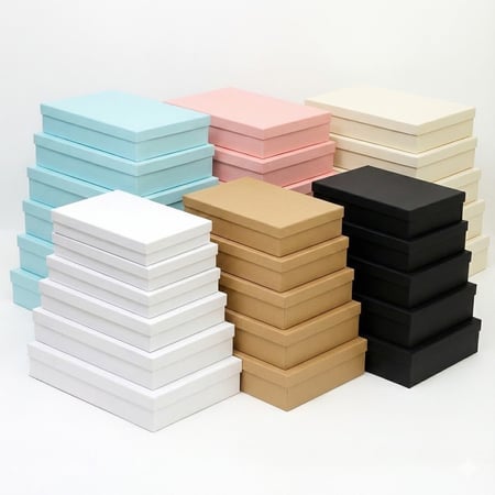 طقم علب هدايا مستطيلة