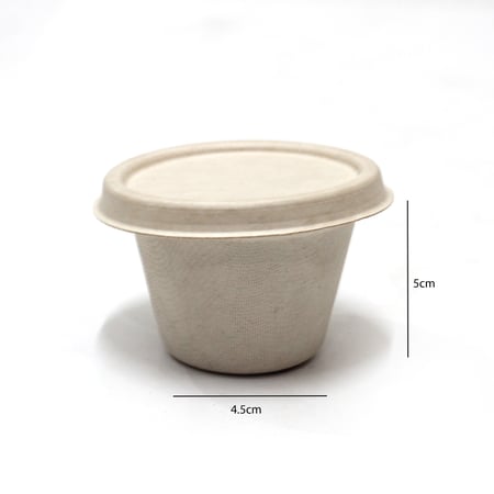 علب صوص قصب السكر بغطاء