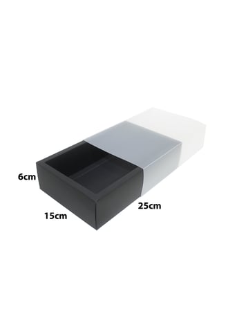 علب هدايا ورقية شفافة بتصميم سحاب بعدة الوان ومقاسات