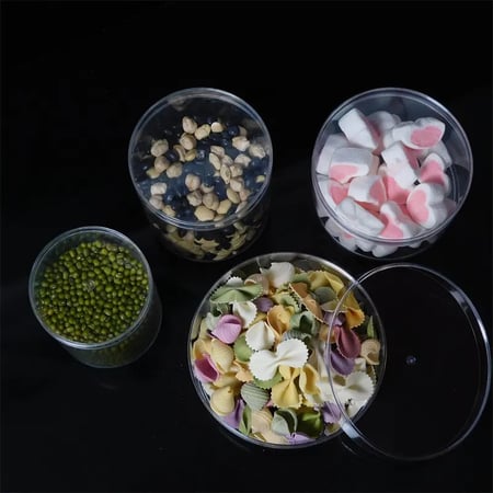 علب حلويات أكريليك مقاس 10*6 سم