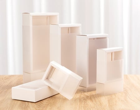 علب هدايا ورقية شفافة بتصميم سحاب بعدة الوان ومقاسات